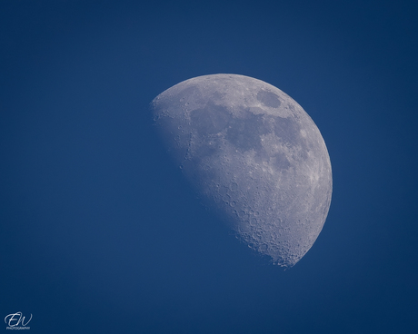 Wie zegt dat de maan alleen voor de nacht is? 🌙✨