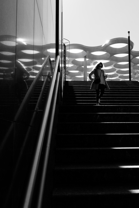 Lighting the stairs