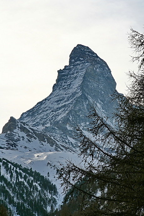 Matterhorn in tegenlicht