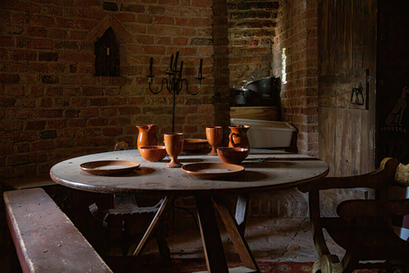 tafeltje dekje in mooi licht.