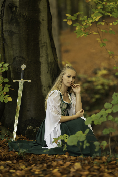 Fantasy shoot met herftkleuren