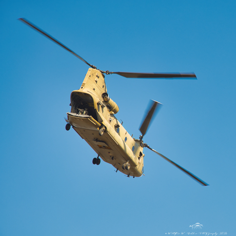 Chinook boven Kroondomeinen