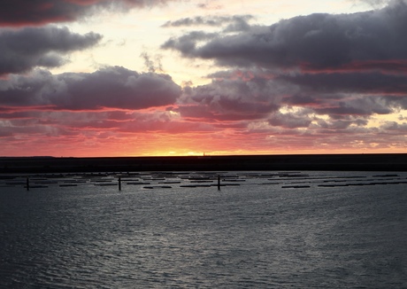 Zonsondergang Zeeland