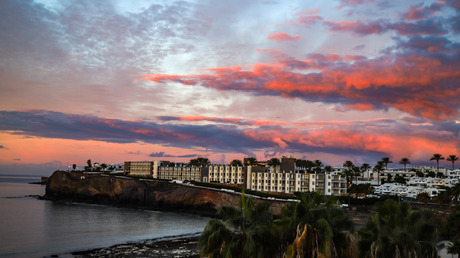 Zonsopkomst boven playa blanca
