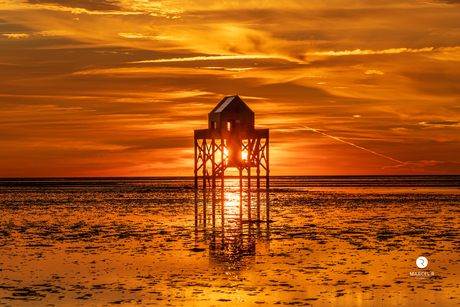 Zonsondergang engelsmanplaat 