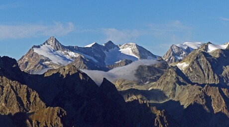 uitzicht  op  de  zwitserse  bergen