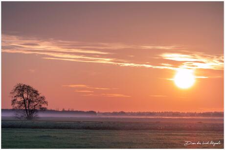 Zonsondergang nieuw buinen