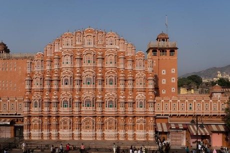 Roze Paleis of Paleis der Winden te Jaipur