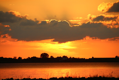 Ondergaande zon