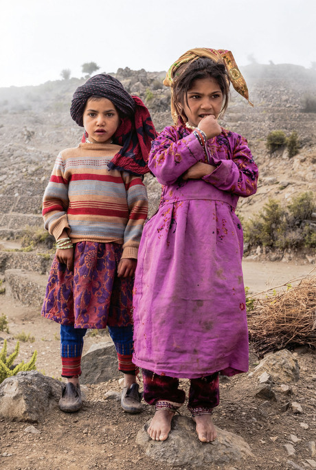 Jemen 1981, Kodak negatief opgehaald met Photoshop en AI