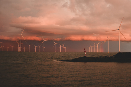 Regenbogen en rotweer