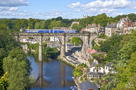 Knaresborough de rivier Nidd