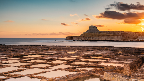 zoutpannen in Malta