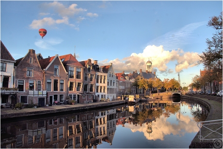 Er kwam een ballon voorbij