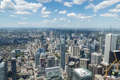 Toronto vanaf CN toren.