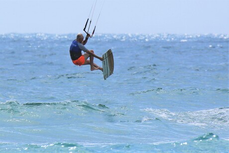 Kitesurfen bij Kaapverdië