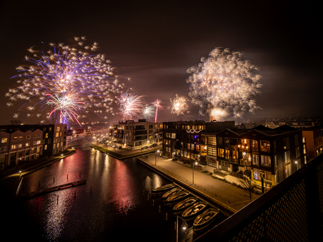 Vuurwerk in Muiden