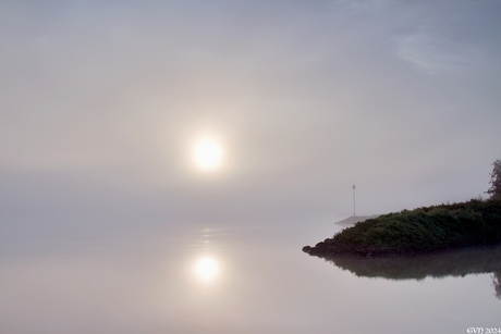 Mist over de IJssel