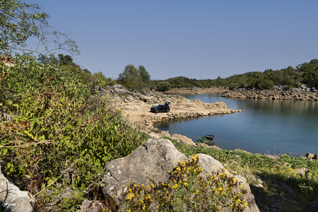 Driving off the road