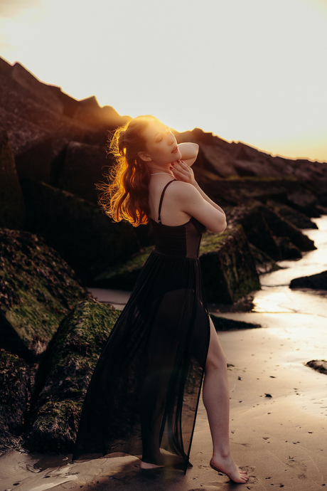 Golden hour portrait