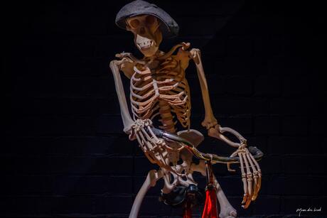 Fietsent skelet