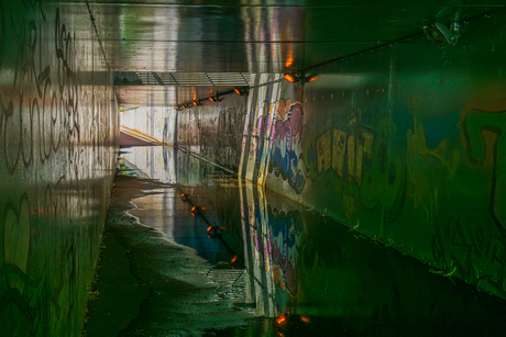 Ondergelopen fietstunnel