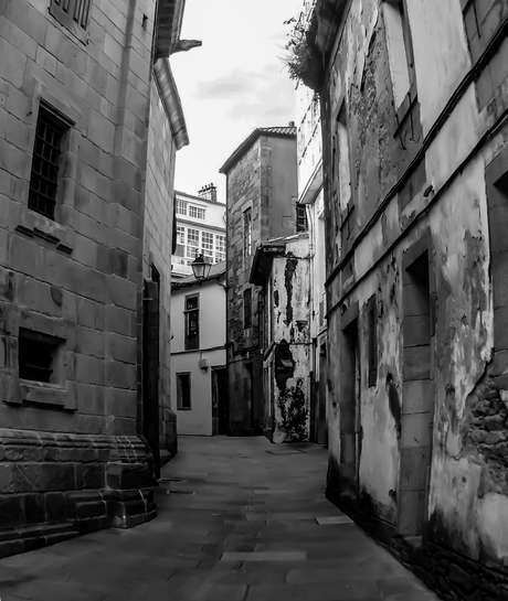 Straat  in La Coruna