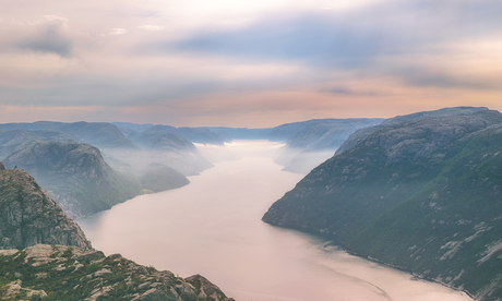 Lysefjord in Noorwegen