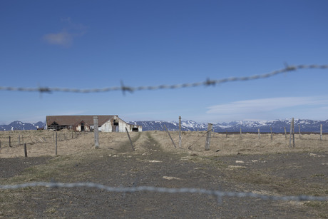 Vervallen boerderij op IJsland