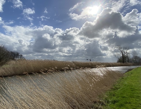 Wolken wind en water grift