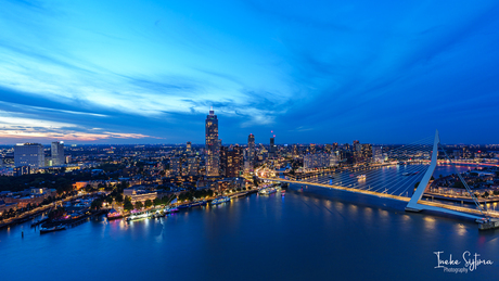 Blauwe uurtje Rotterdam