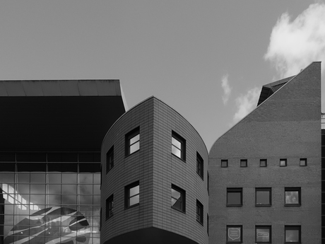 Puntige architectuur in Amersfoort