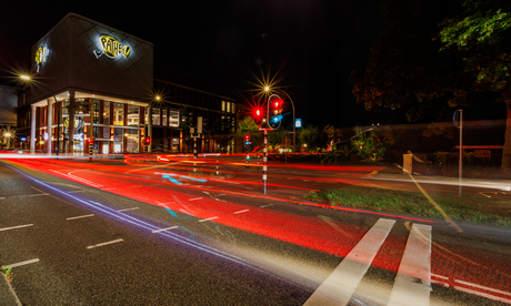 Lighttrails in Zwolle