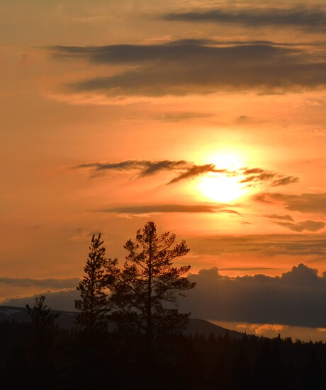 Zonsondergang Zweden