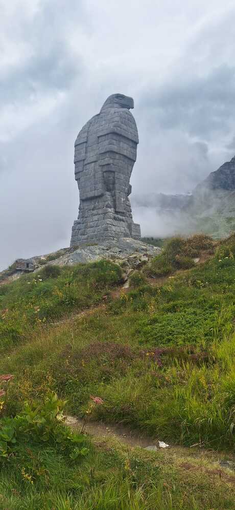 simplon adelaar.  9 meter hoog