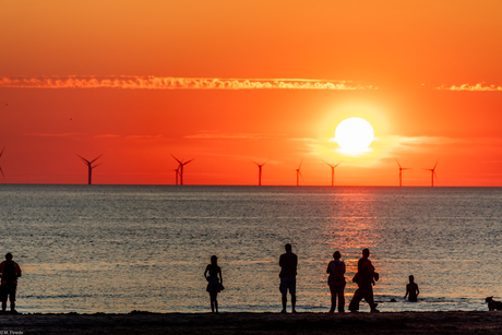 Zonsondergang Bergen aan Zee