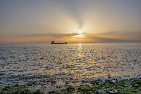 Avond aan zee