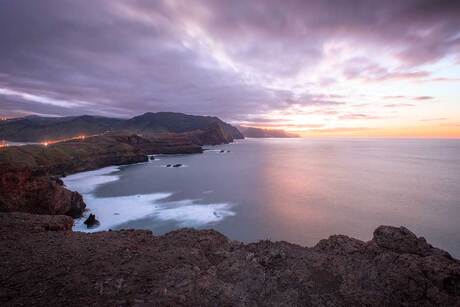 Zonsondergang op Madeira