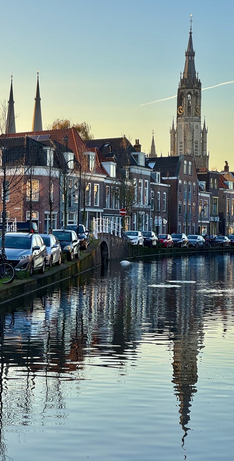 (Gloed) nieuwe kerk foto