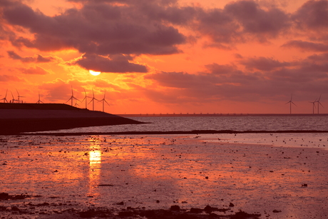 Avondzon aan camping Mattemburgh