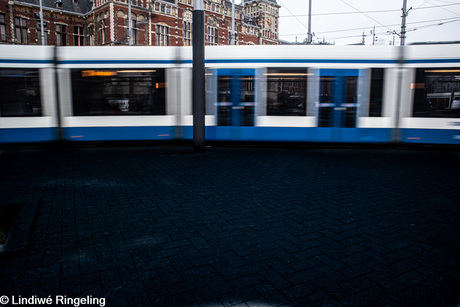 Tram onderweg