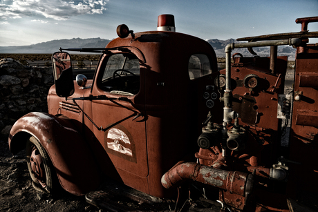 Death Valley Fire Truck