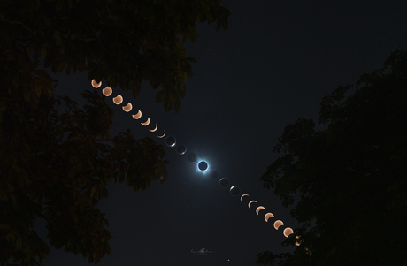 Phases of the Total Solar Eclipse