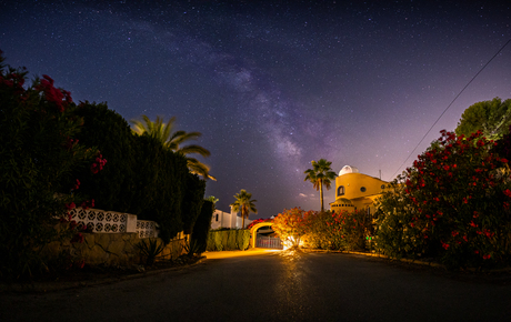 Melkweg Moraira Spanje