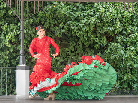 Flamenco danseres in Mijas Spanje 