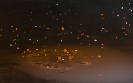 Splashing Droplet