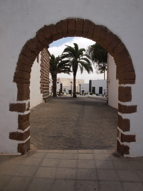 Doorkijkje in Teguise, Lanzarote