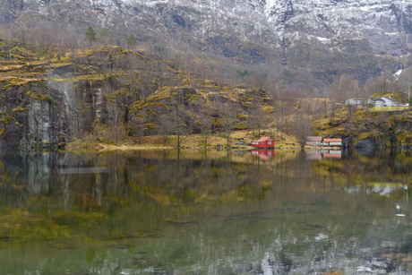 Bergmeertje nabij Bergen (Noorwegen)