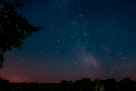 Heldere nacht in frankrijk