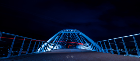 Fietsbrug in Amsterdam....